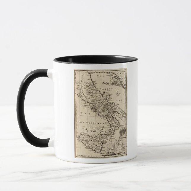 Kingdoms of Naples and Sicily, Italy Mug (Left)