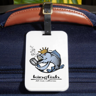 kingfish luggage tag