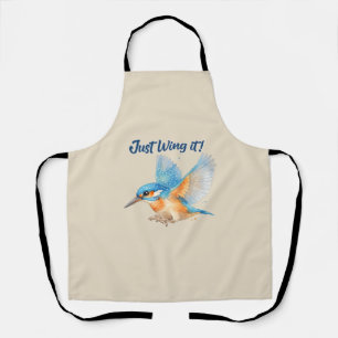 Kingfisher Apron – Just Wing It! Kitchen Apron