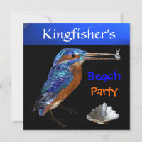 KINGFISHER BEACH PARTY,Blue Black
