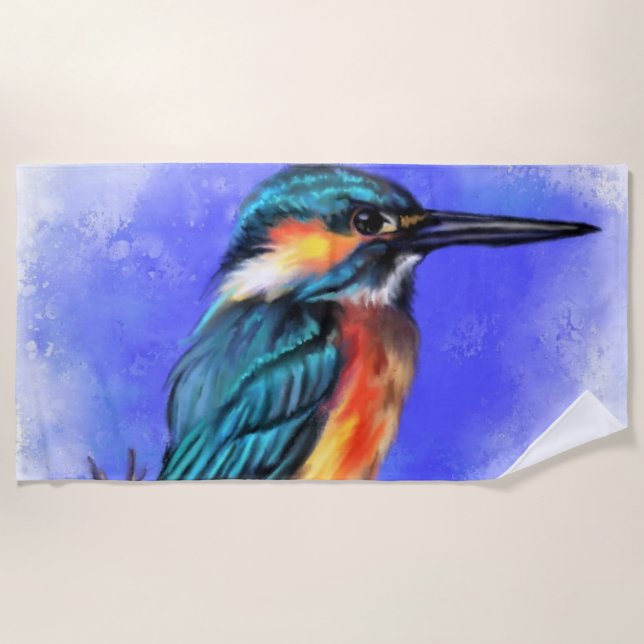 Kingfisher Beach Towel (Front)