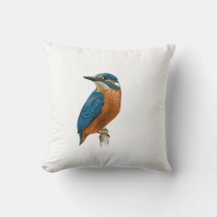 Kingfisher Bird Cushion