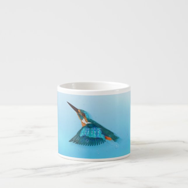 kingfisher Bird Espresso Cup (Front)