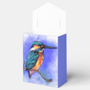 Kingfisher Bird Favour Box - Customisable