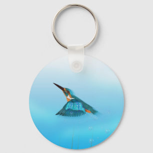 Kingfisher Bird Key Ring