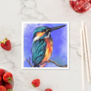 Kingfisher Bird Napkins