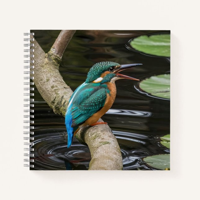 Kingfisher Bird Notebook (Front)