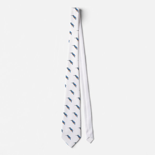 KingFisher Bird ties neckties (Front)