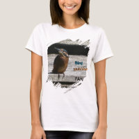 Kingfisher Bird Watching Fan T-Shirt