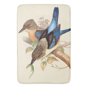 Kingfisher Birds Wildlife Animals Pond Bath Mat