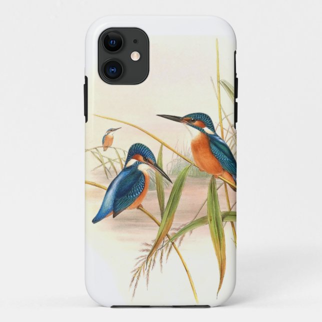 Kingfisher Birds Wildlife Animals Pond Case-Mate iPhone Case (Back)