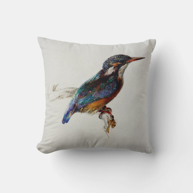 Kingfisher (by John Ruskin) Cushion (Front)
