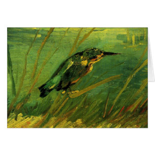 Kingfisher by Vincent van Gogh Greeting Card