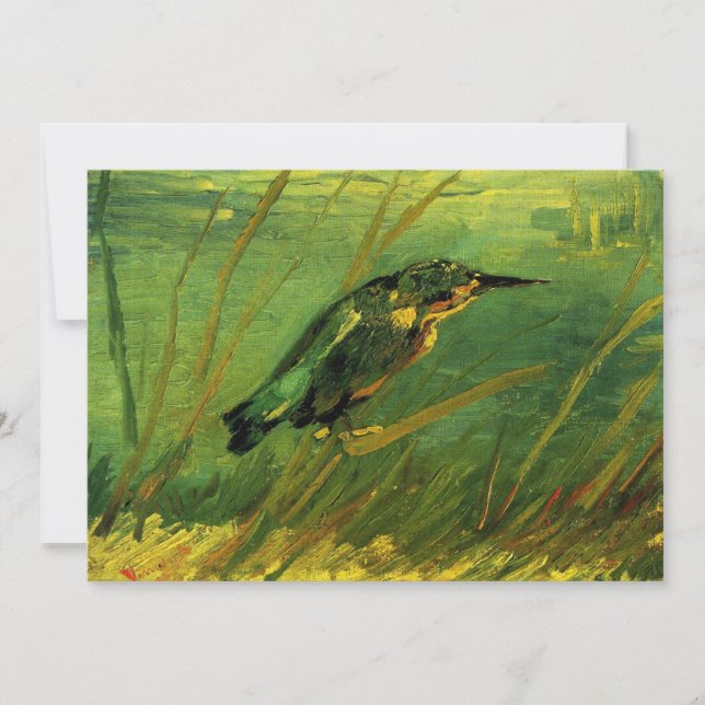Kingfisher by Vincent van Gogh Invitation (Front)