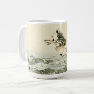 Kingfisher ca. 1893 by Japanese artist Kono Bairei Coffee Mug