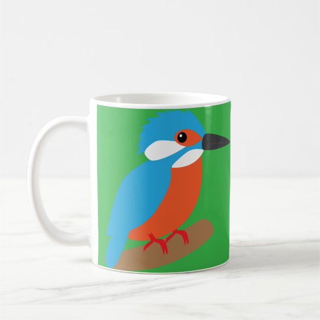 Kingfisher Coffee Mug (Left)