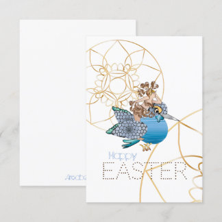 Kingfisher e le Fatine della Buona Pasqua Invitation