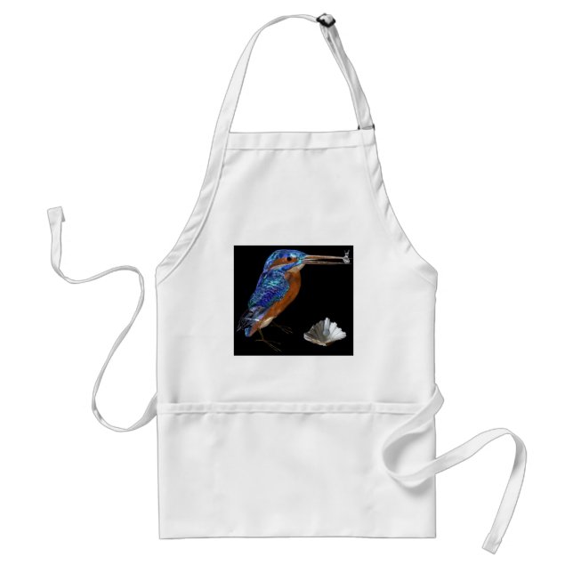 KINGFISHER  , Electric Blue, Black Standard Apron (Front)