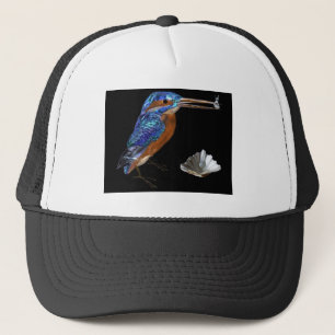 KINGFISHER  , Electric Blue, Black Trucker Hat