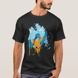 Kingfisher Fishing Bird - Funny Cartoon Wildlife A T-Shirt