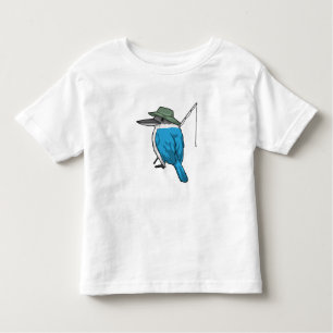 Kingfisher Fishing Fisher Fishing rod Toddler T-Shirt