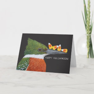 Kingfisher Halloween card