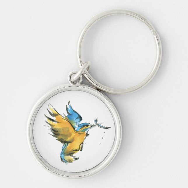 Kingfisher Key Ring (Front)
