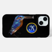 KINGFISHER MONOGRAM , Electric Blue, Black