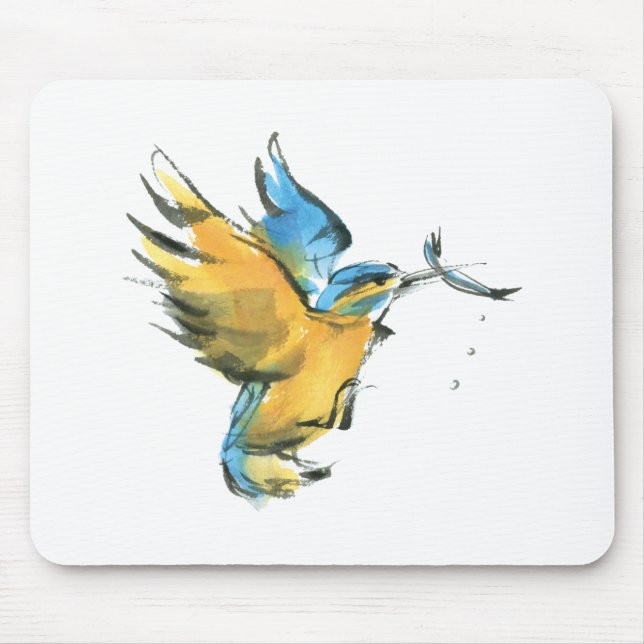 Kingfisher Mouse Pad (Front)