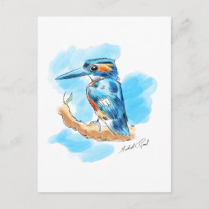 Kingfisher Postcard