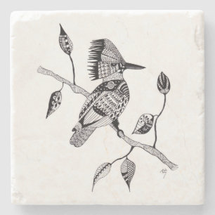 Kingfisher Stone Coaster
