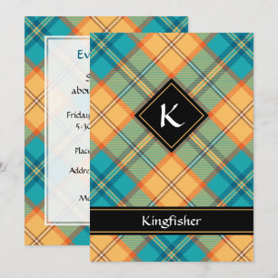 Kingfisher Tartan Invitation
