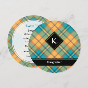 Kingfisher Tartan Invitation