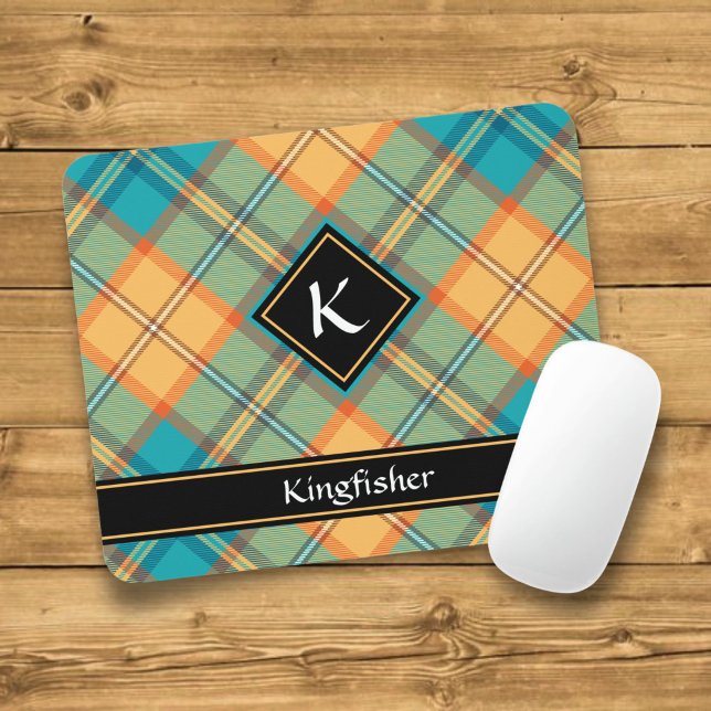 Kingfisher Tartan Mouse Pad (Creator Uploaded)