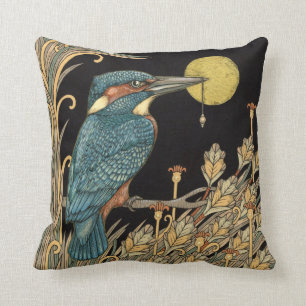 Kingfisher Throw Pillow