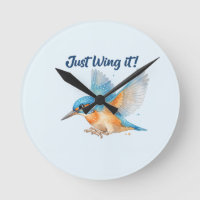 Kingfisher Wall Clock