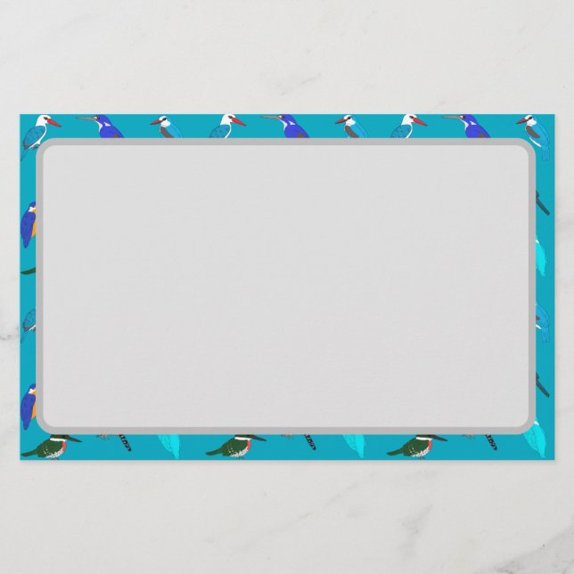 Kingfishers  stationery (Front)