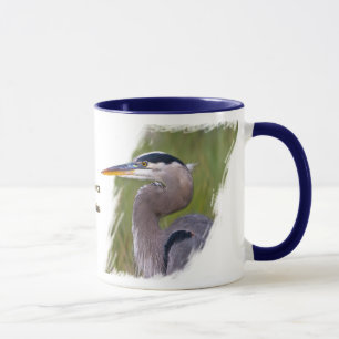 Kingly Blue Heron Mug