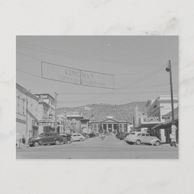 Kingman, Arizona Postcard (Front)