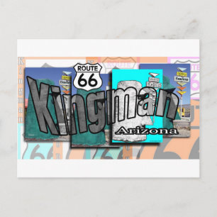 Kingman Arizona Route 66 Postcard