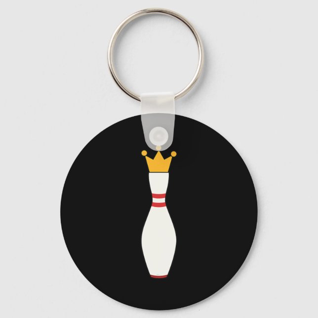 Kingpin  Bowling League Gift Key Ring (Front)