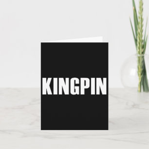 Kingpin Funny Bowling  Card