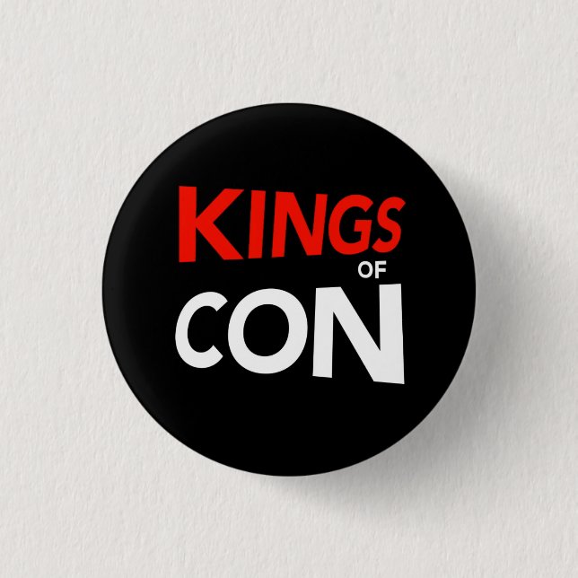 Kings 3 Cm Round Badge (Front)