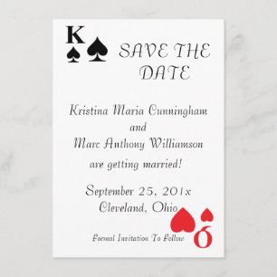 Kings and Queens Save The Date Announcement