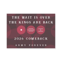 Kings are Back ARIRANG Comeback Freebie Card