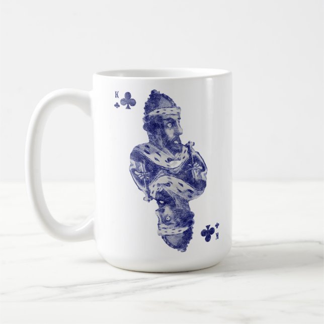 Kings are one of the suits of a deck of cards. coffee mug (Left)