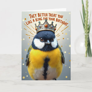 Kings Bird Birthday Card