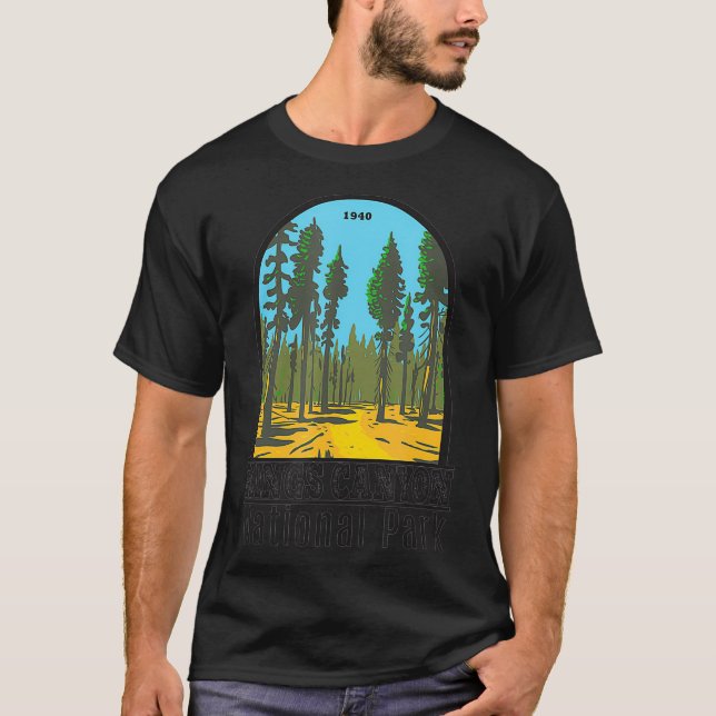 Kings Canyon National Park California General Grov T-Shirt (Front)