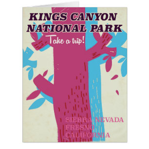 kings canyon national park, California poster