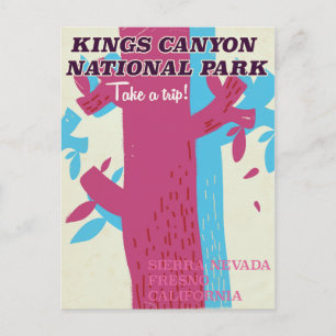 kings canyon national park, California poster Postcard
